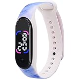 Moda Orologio Digitale Impermeabile Minimalista Orologio da Polso TPU Bracciale Orologi per Ragazzi Ragazze Uomini Donna Comp
