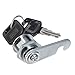 New 2 Keys Door Cabinet Drawer Cupboard Cam Camlock Security Lock@Kuntaashop