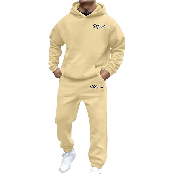 Survêtement Homme 2 Pièces – Sweat à Capuche + Pantalon Jogging – Chaud Et Confortable Pour L'hiver - 7