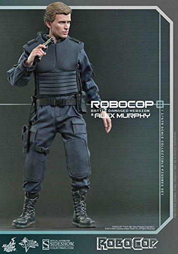 Hot Toys 1:6 Scale Battle Damaged Robocop and Alex Murphy Figure Set