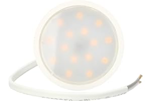 EDO Módulo LED Ultra Plano INSERT GARI LED 4,8W 3000K Blanco Cálido 500 Lúmenes 230V, ø50x23mm para Focos Empotrables, Ángulo de Emisión 110°, No Regulable, Reemplaza la Bombilla GU10/MR16