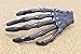 Meta-U Fashion Punk Rock Devil Skeleton Hand Claw Hair Clip (Black)