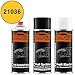 Produktbild Autolack Spraydosen Set für Kunststoff Stoßstange Agricultural / Agrar 21036 Climax Geel Haftgrund Basislack Klarlack mit Weichmacher Sprühdose