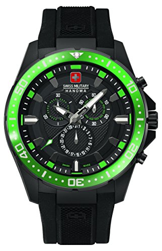 Swiss Military Hanowa Herren-Armbanduhr XL Analog Quarz Plastik 06-4212.27.007.06 Swiss Military Hanowa Herren-Armbanduhr XL Analog Quarz Plastik 06-4212.27.007.06