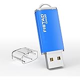 Chiavetta USB 2.0 64GB, Pen Drive Memoria Stick Flash Drive Thumb Drive per PC, Laptop, ecc (Blu)