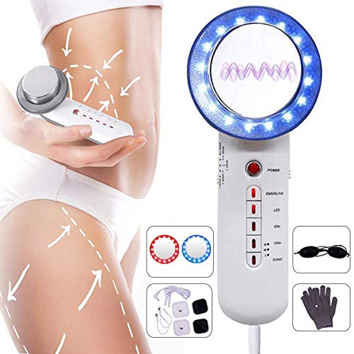 SYANG 6 en 1 Ultrasons électrique Cavitation EMS ION Masseur du Visage Corps Minceur Infrarouge Machine Cellulite Enlèvement Poids Perte Corps Masseur