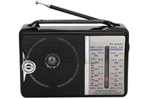 راديو كلاسيكى مقاس متوسط يعمل بالكهرباء مباشرة يعمل أيضًا بالجاجار متعدد الطراز والأشكال والالوان (ستانلس 1) Rx-606