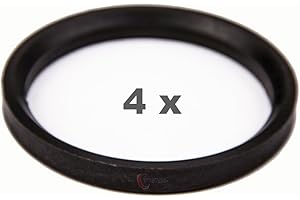 4 x pneugo! Anelli di centraggio per cerchi in alluminio 72.0 mm - 60.1 mm