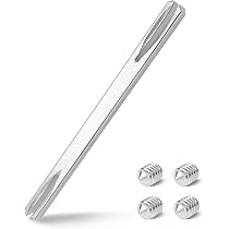 Tiges De Poignée De Porte 8mm X 150mm Carrée - Lot Avec 4 Vis M6, Remplacement Robuste Pour Portes Intérieures Et Extérieures