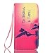 Produktbild Nancen Samsung Galaxy S7 Edge / SM-G9350 (5,5 Zoll) hülle, Flip Case Wallet Cover with Stand Function, Folio Bookstyle Handytasche Soft Silikon Bunte Muster Lederhülle Tasche PU Leder Slim Backcover Shell Handyhülle - Elf