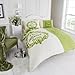 NON IRON Luxury Parcale Plain Dyed Duvet Cover & 3 Pillow Cases Bed Set