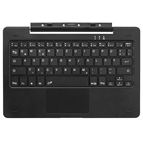 Preisvergleich Produktbild NINETEC Keyboard Tastatur für Platinum 10 G3 Aluminium Tablet PC Schwarz