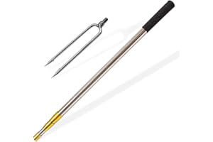 Dutiplus Telescopic Fish Gaff with 1~5 Teeth Assorted harpoons Barbed, Sea and Ice Fishing Spear Gig for Hunting Fish Frog Mole