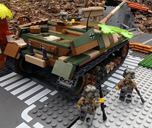 Modbrix 2483 – ☠ Bausteine Panzer Jagdpanzer IV Totenkopf Division inkl. Custom Elite Wehrmacht Soldaten aus Lego Teilen ☠ - 7