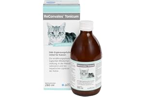 Alfavet ReConvales Tonicum Cat | 280 ml | Diet Supplementary Food for Cats | For Nutritional Restoration and Hepatic Lipidosis
