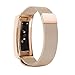 Produktbild Armband für Huawei Honor 3 Smart Watch Milanaise Uhrenarmband Smartwatch Edelstahl Armband mit Magnetverschluss Uhrenarmband Mesh Edelstahl Metallarmband Uhrenarmbänder (Gold Rose)