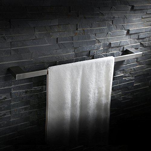 Preisvergleich Produktbild Homelody 60cm SS304 Edelstahl Handtuchstange Handtuchhalter Wandhandtuchhalter Handtuchständer Wandhandtuchstange Badetuchstange Wandmontage Handtuch Halter f.Badzimmer