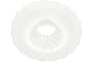 NKlaus Droppfångare för ljus 3–4 cm plast droppskydd nattvard eller dopljus 14453