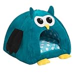 Accogliente-nicchia-a-forma-di-civetta-ideale-come-nascondiglio-per-gatti-e-cani-di-taglia-piccola-in-morbido-peluche-e-con-cuscino-double-face-e-bicolore-estraibile-Colore-petrolio