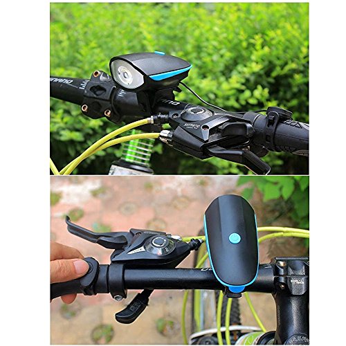 Beautystar Wiederaufladbare LED Fahrradlampe, LED Frontlicht und Rücklicht Für Radfahren, 250lm , 3 Licht-Modi, Fahrradscheinwerfer, Fahrradlicht, Fahrradbeleuchtung Set (1 USB-Kabel &1 Ladegerät) - 6