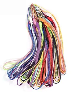 CaseBuy 7-Inch Bulk Colorful Hand Wrist Strap Lanyard for Cell Phone USB Flash Drive Mp3 Mp4 Mini Camera - 50pcs(10 Colors)