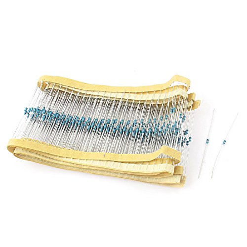sourcingmap® Durchgangsloch 1/4W 1% Toleranz 100K Ohm Metallschichtwiderstand 400Pcs