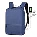 Produktbild Laptop-Rucksack, Anti-Diebstahl-Rucksack Wasserdichte Reisetasche Mit USB-Ladehafen Und Kopfhörer-Wagenheber Für Damen Und Herren Studenten, Geeignet Für 14-Zoll-Laptops Und Laptop-Rucksäcke,Black