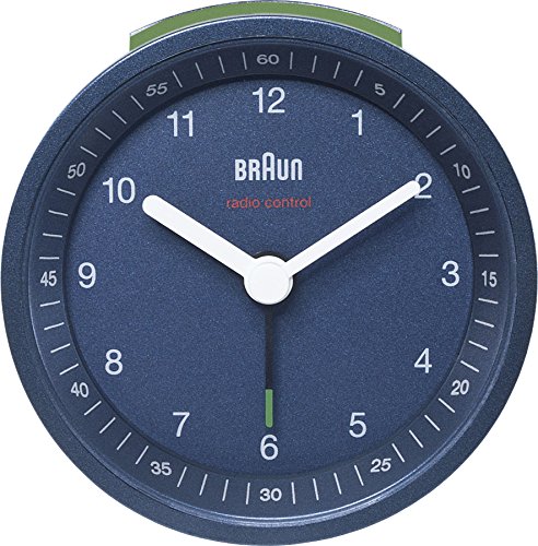 Braun Funk Wecker Analog Deutsche Präzision Quarzwerk BNC007BLBL DCF