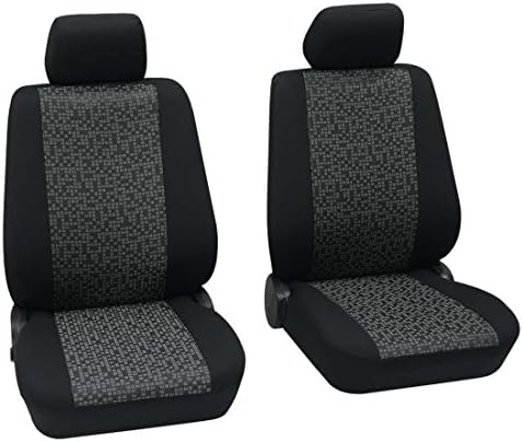 Faszination 99324, car seat covers, only front seats, black, grey