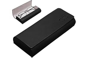 FZSECRIU Custodia Occhiali Rigida, Portaocchiali Astuccio Rigido, Custodia Rigida Occhiali, Porta Occhiali, Astuccio Nero Custodia Occhiali Da Sole