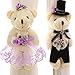 Happy Cherry Bear Curtain Tieback Decor Holder Buckle Holdback Belt Hooks Clip Clasps Toy Accessories - Purple
