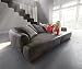 Produktbild Bigsofa Kingsize Anthrazit 280x140 Vintage inkl. 6 Kissen by Ultsch