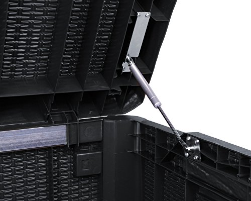 XL Toomax Kissenbox anthrazit 560 Liter Inhalt – mit Sitzfläche 380 kg Tragtkraft – absolut wasserdicht – abschließbar - 5