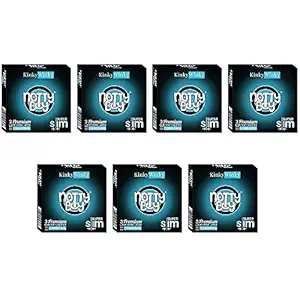 NOTTY BOY SuperSlim Plain Extra Thin Ultra Thin Condom For Men - 21 Count (Pack of 7)