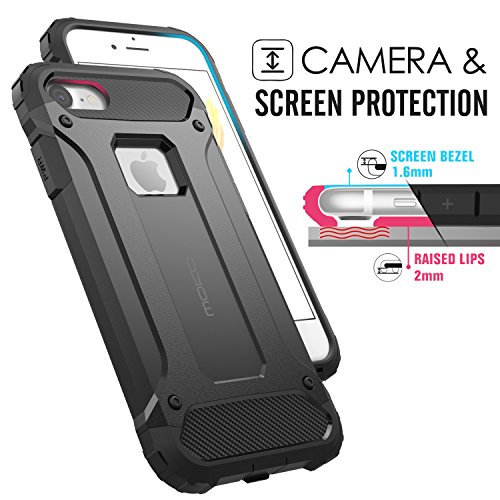 MoKo Funda para iPhone 7 - Avanzada Dual Layer Resistente Slim Armor Case Anti-Rasgu os Absorci n de Choque Protecci n Parachoques Back Cover para Apple iPhone 7 Smartphone Negro reviews MoKo Funda para iPhone 7 - Avanzada Dual Layer Resistente Slim Armor Case Anti-Rasgu os Absorci n de Choque Protecci n Parachoques Back Cover para Apple iPhone 7 Smartphone Negro