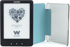 Woxter Scriba - Libro electrónico (Blue, TP + Funda)