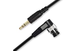 PHOLSY Kabelauslöser Drahtauslöser Fernauslöser 3,5mm DC0 Kamera Verbindungskabel Auslöserkabel für Nikon Fujifilm Kodak Kameras Kompatibilität mit Pixel TW283-Serie
