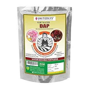 Unitedlys DAP Fertilizer for Plants-380 Grams | Di Ammonium Phosphate | Plant Nutrient & Plant Food | DAP Fertilizers for Home Plants and Gardening Purpose