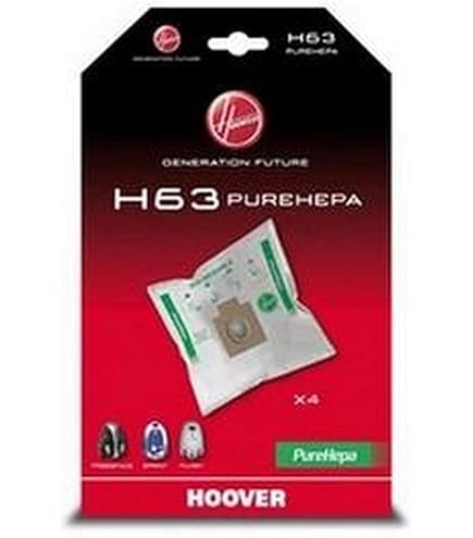 Sacchetti Microfibra Sacchetto Per Aspirapolvere Hoover H68A Pure-Epa - 4 Pezzi In Microfibra Per Aspira Polvere E Allergeni Aspirapolvere Ariete - Foto 2