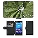 Produktbild PU Leder Wallet Case Folio Schutzhülle // M00290154 Frauenmantel Alchemilla Genus // Sony Xperia M4 Aqua