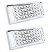 Produktbild 2 Pcs Auto 12V DC 36 LEDs Dach Decke Innenleuchte Fahrzeug Rechteck Leseleuchte Indoor Beleuchtung Weiß für LKW Wohnwagen Bus Van Boot Wohnmobil von Discoball (ca. 20.5 x 9.5 x 2.5 cm)