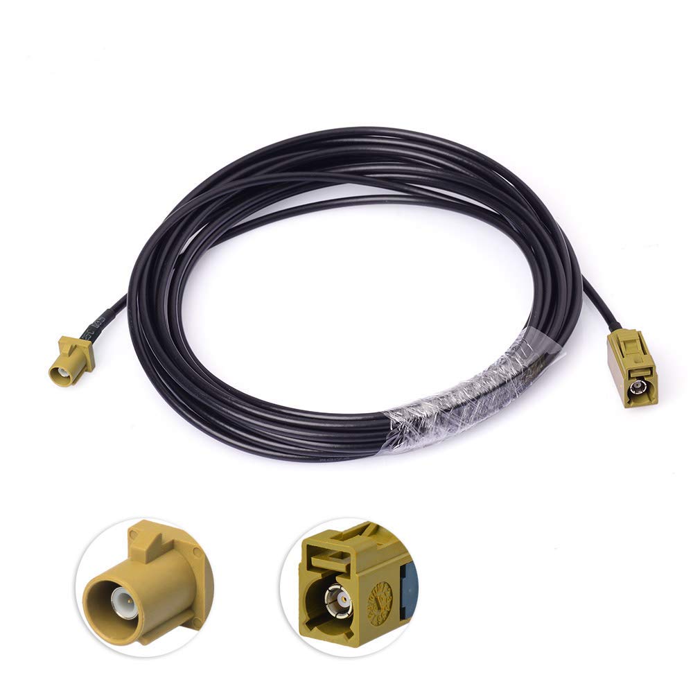 3AN Telecom wlaniot Fakra K Female to Male Pigtail Cable RG174 16.4ft Sirius Antenna Extension Cable Truck/RV XM Satellite Radio Antenna