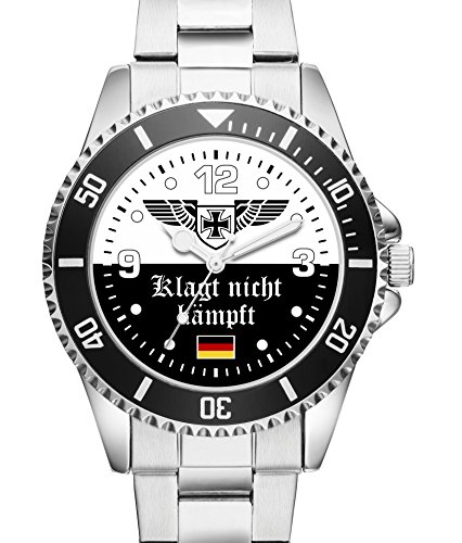 KIESENBERG  Geschenk Fanartikel Uhr - Klagt nicht kmpft - 2504 KIESENBERG  Geschenk Fanartikel Uhr - Klagt nicht kmpft - 2504