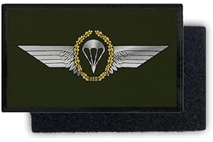 Copytec Parche paracaidistas BW paracaidistas uniforme, 9,8 x 6 cm #31238