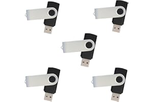 lcwamy 8GB USB Stick 5 Pack USB Flash Drives 5 Pack USB2.0 Flash Drive 8GB Pack USB Flash Drive Thumb Drive Pack Memory Stick
