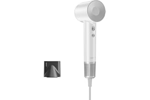 Laifen Swift Secador de Pelo 200 M Iones Motor sin Escobillas de 110 000 RPM Secado Rápido Control Inteligente de Temperatura con Boquilla Magnética Bajo Ruido Viaje Hogar Rizado Alisado (Blanco)