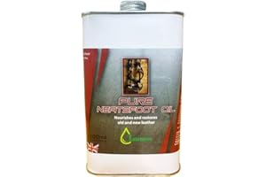 LUBRISOLVE Premium 100% reines Neatsfoot Oil - Lederspülung & Restorer, 500 ml Flasche - Erweicht, schützt und belebt Leder