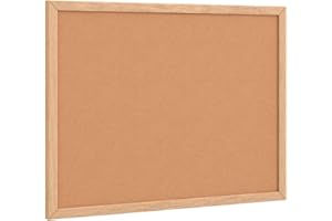 vidaXL Tavola in Sughero con Cornice Legno Massello di Pino 40x30 cm, bacheca di sughero, bacheca di spillo, bacheca di ufficio, grande bacheca