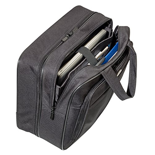 PEDEA Business Laptop-Rollkoffer Premium-Air Trolley Rollkoffer Koffer Reisekoffer Tasche inkl  Fach f  r Notebooks bis 17 3 Zoll  43 9 cm   schwarz