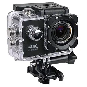 Mabron 4K Ultra HD Water Resistant Sports WiFi Action Camera with 2 Inch Display (16MP, Black)